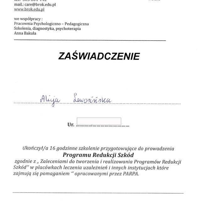 Powiększ obraz: certificate 8
