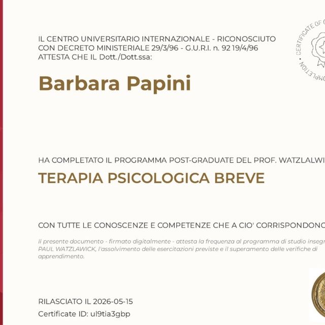 Ingrandire l'immagine: certificate 3