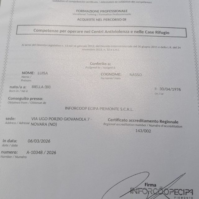 Ingrandire l'immagine: certificate 1