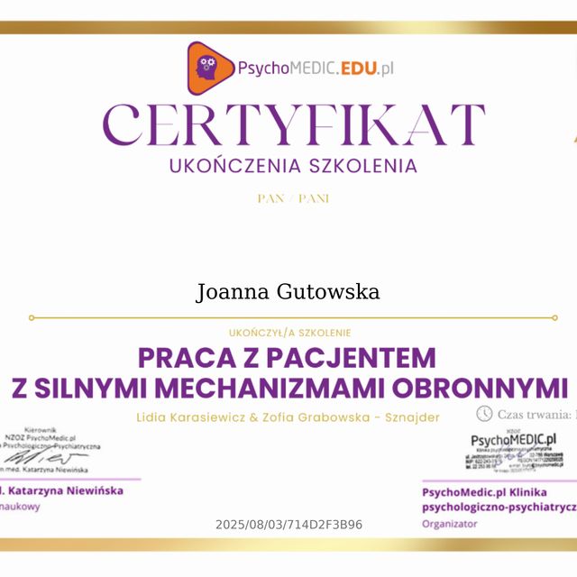 Powiększ obraz: certificate 18