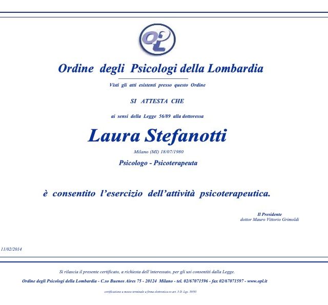 Ingrandire l'immagine: certificate 1