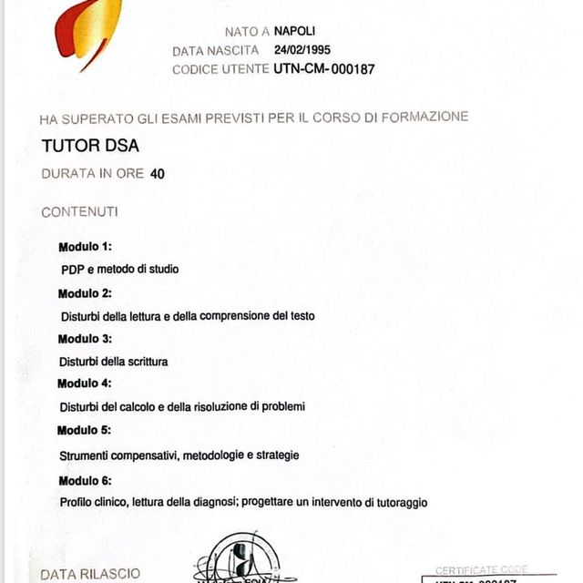 Ingrandire l'immagine: certificate 4