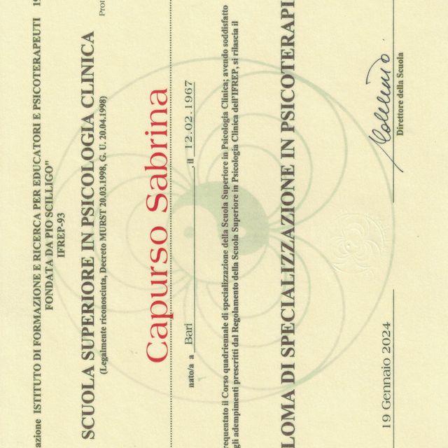 Ingrandire l'immagine: certificate 1