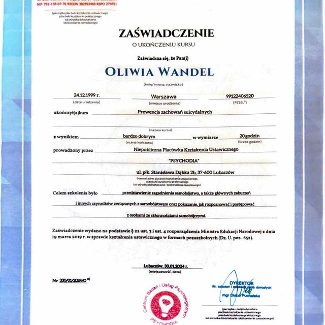 Powiększ obraz: certificate 6