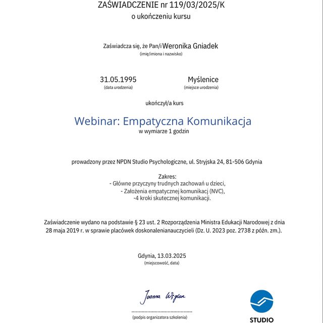 Powiększ obraz: certificate 8