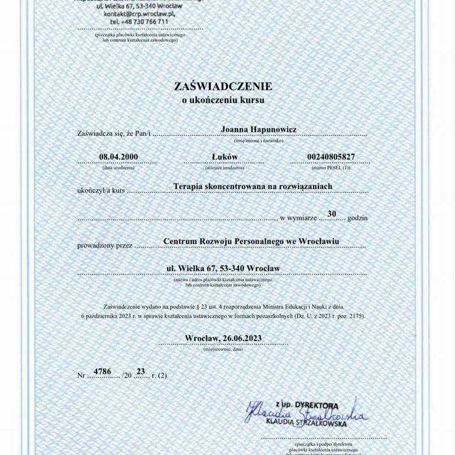 Powiększ obraz: certificate 1