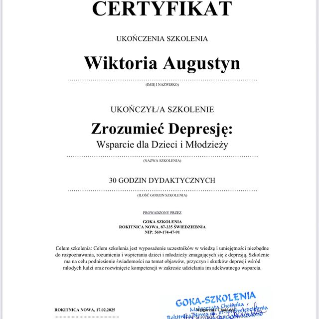 Powiększ obraz: certificate 8