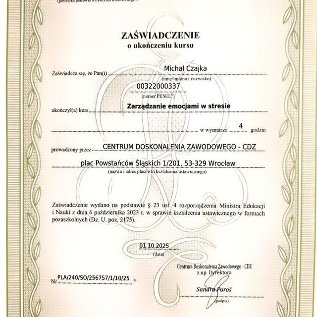 Powiększ obraz: certificate 6