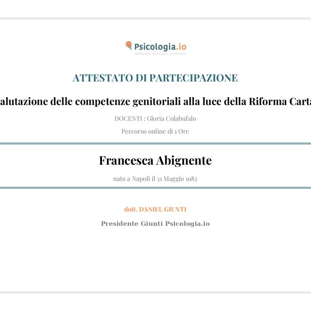 Ingrandire l'immagine: certificate 25