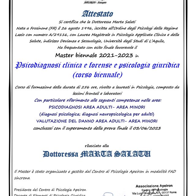 Ingrandire l'immagine: certificate 1