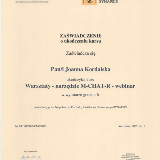 Powiększ obraz: certificate 19