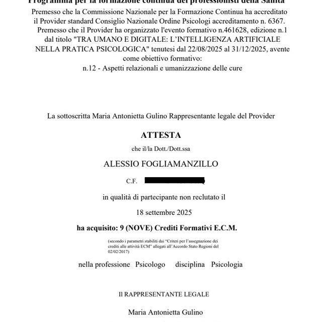 Ingrandire l'immagine: certificate 10