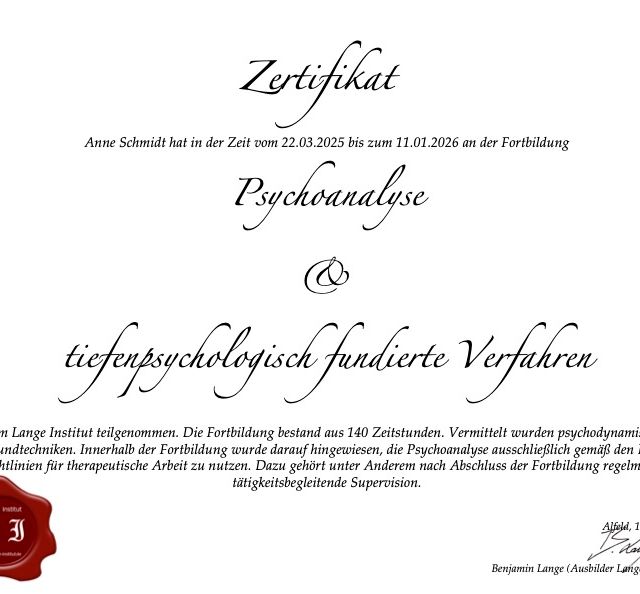 Bild vergrößern: certificate 1