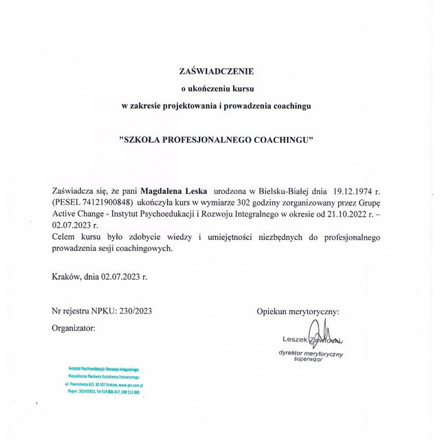 Powiększ obraz: certificate 8