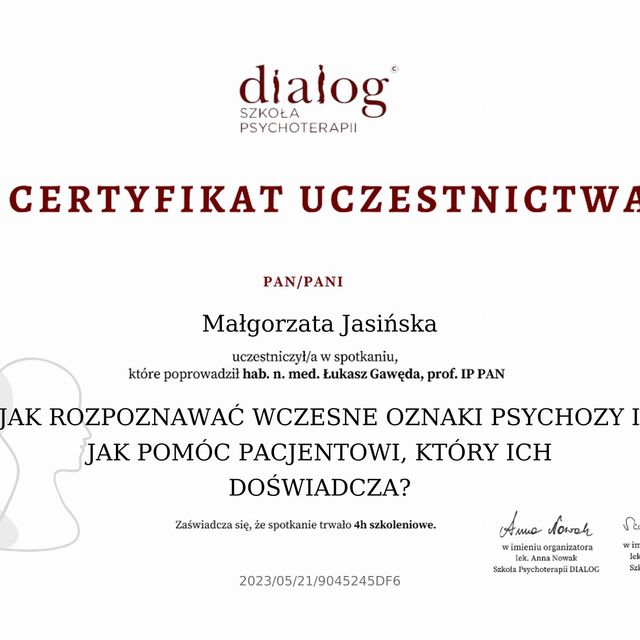 Powiększ obraz: certificate 9