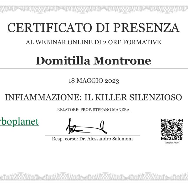 Ingrandire l'immagine: certificate 1