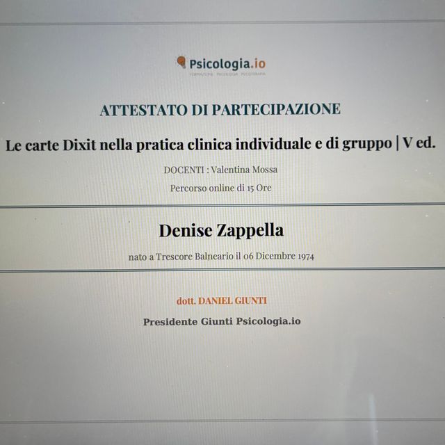 Ingrandire l'immagine: certificate 5