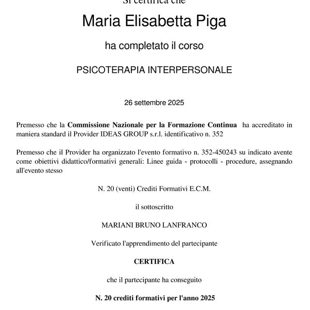 Ingrandire l'immagine: certificate 3