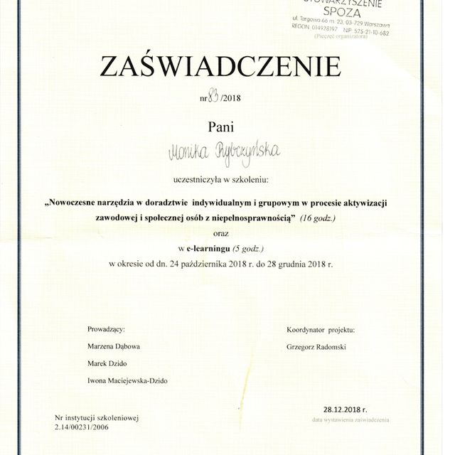 Powiększ obraz: certificate 8