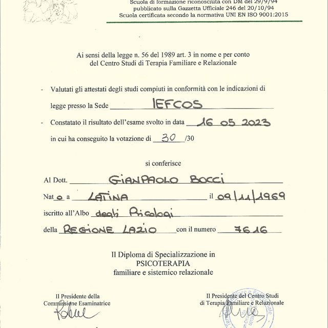 Ingrandire l'immagine: certificate 2