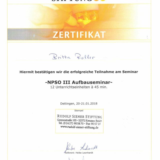 Bild vergrößern: certificate 4