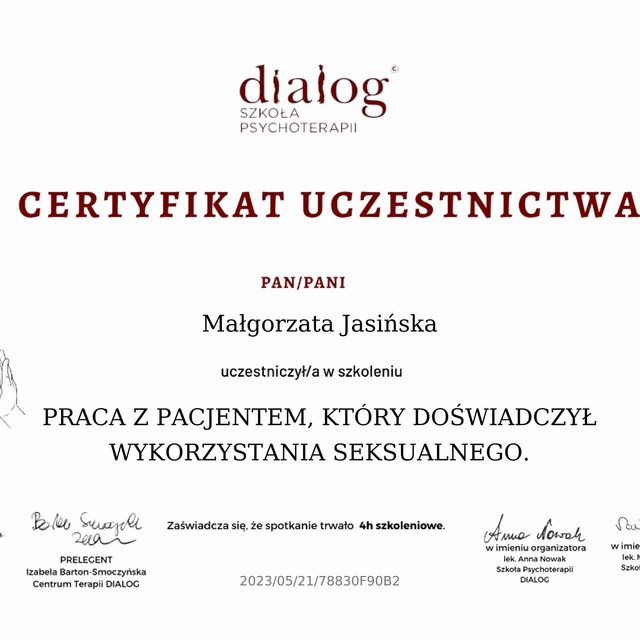 Powiększ obraz: certificate 20