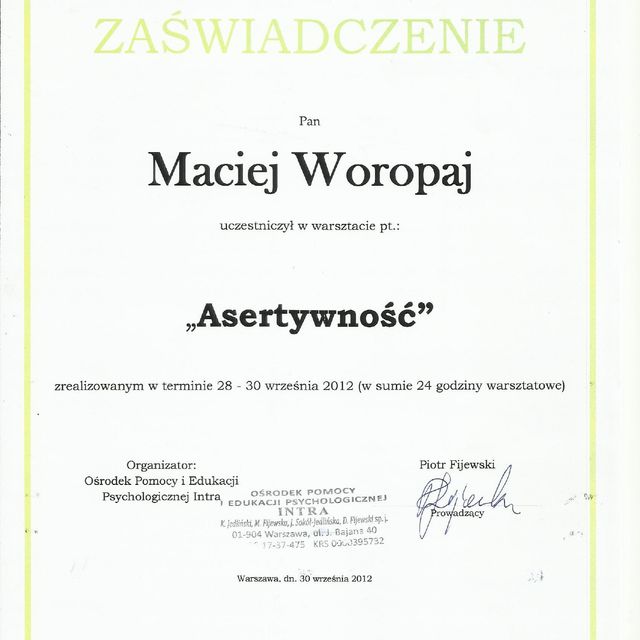 Powiększ obraz: certificate 13