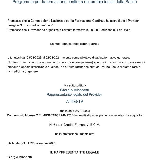 Ingrandire l'immagine: certificate 10
