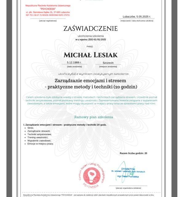 Powiększ obraz: certificate 78