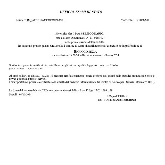 Ingrandire l'immagine: certificate 2