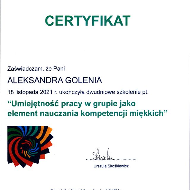 Powiększ obraz: certificate 2