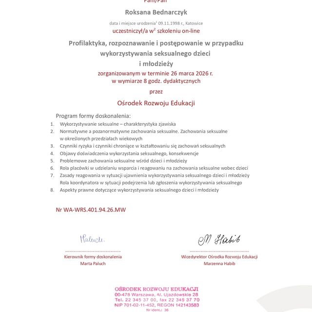 Powiększ obraz: certificate 13