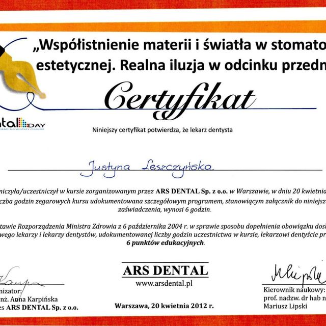 Powiększ obraz: certificate 40