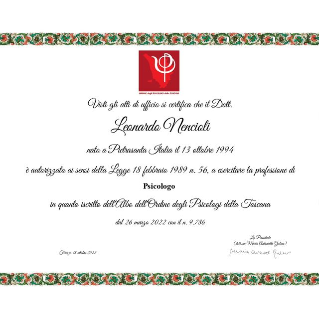 Ingrandire l'immagine: certificate 1