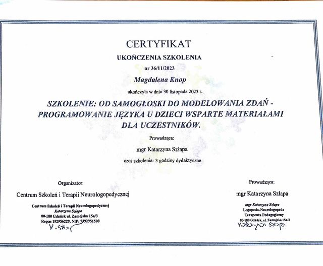 Powiększ obraz: certificate 9