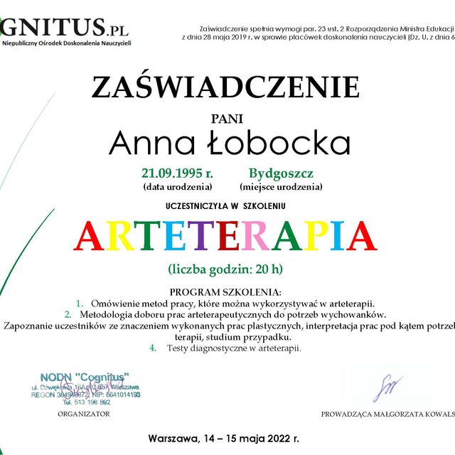 Powiększ obraz: certificate 10