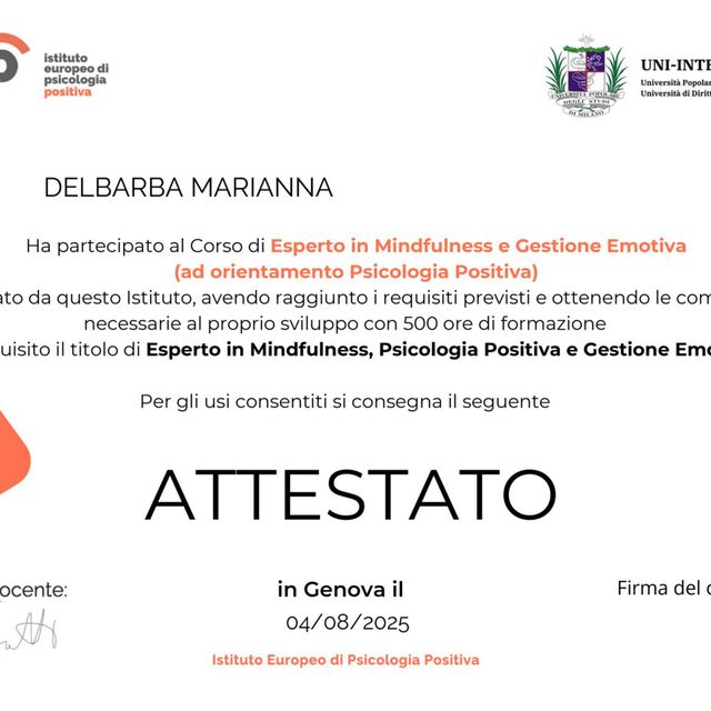 Ingrandire l'immagine: certificate 1