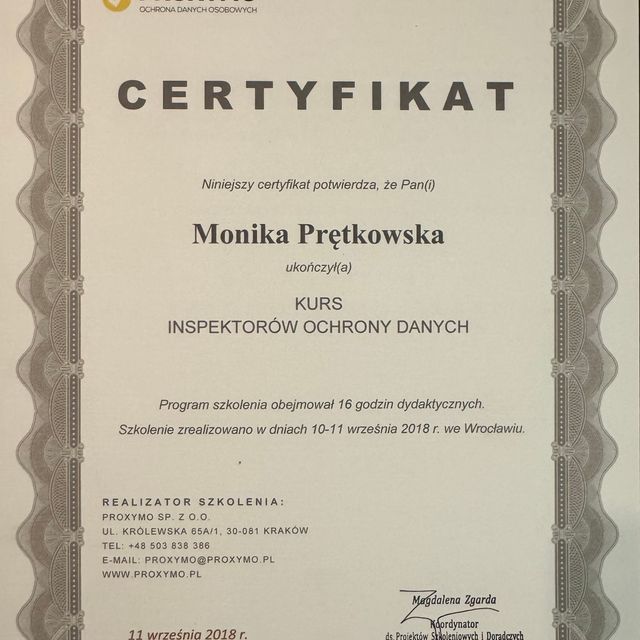 Powiększ obraz: certificate 18
