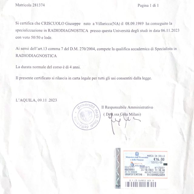 Ingrandire l'immagine: certificate 1