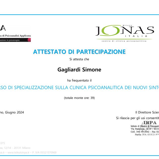 Ingrandire l'immagine: certificate 2