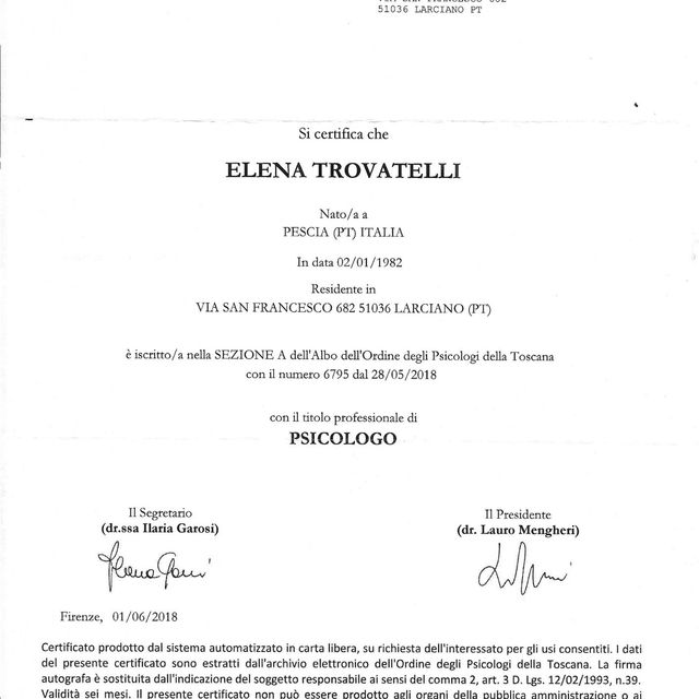 Ingrandire l'immagine: certificate 3