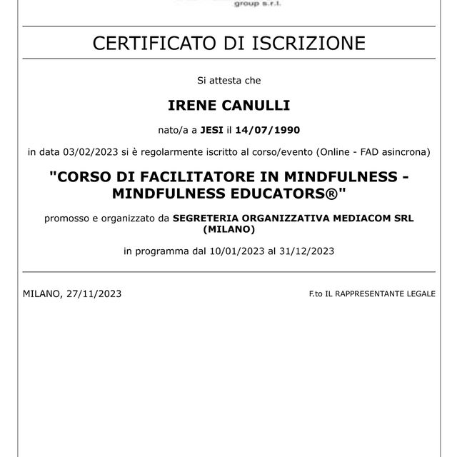 Ingrandire l'immagine: certificate 2