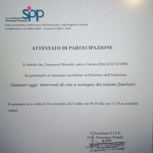 Ingrandire l'immagine: certificate 3