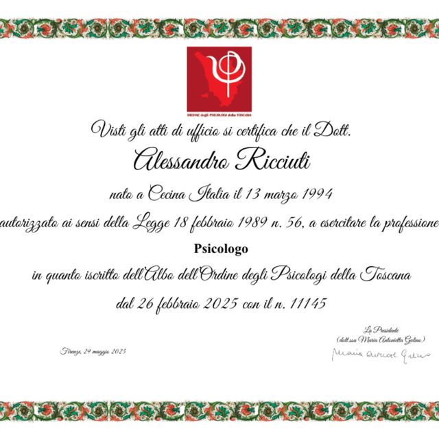 Ingrandire l'immagine: certificate 1
