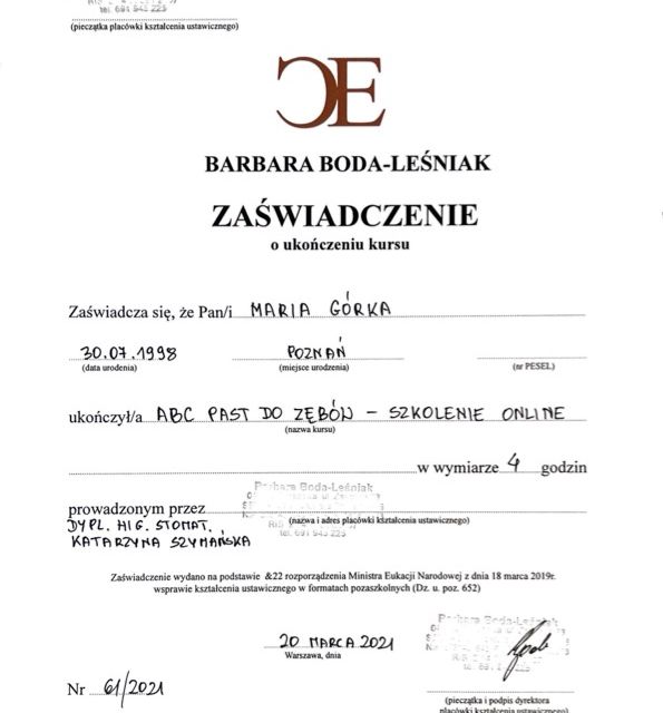 Powiększ obraz: certificate 25