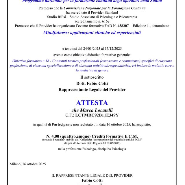 Ingrandire l'immagine: certificate 1