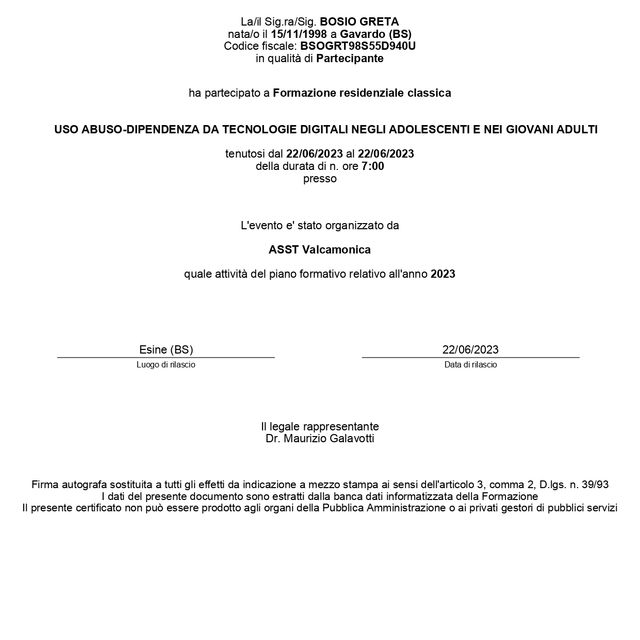 Ingrandire l'immagine: certificate 1