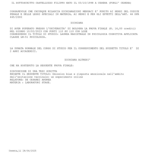 Ingrandire l'immagine: certificate 1