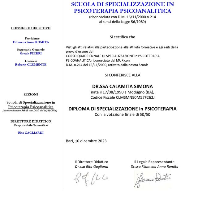 Ingrandire l'immagine: certificate 1