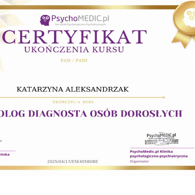 Powiększ obraz: certificate 9